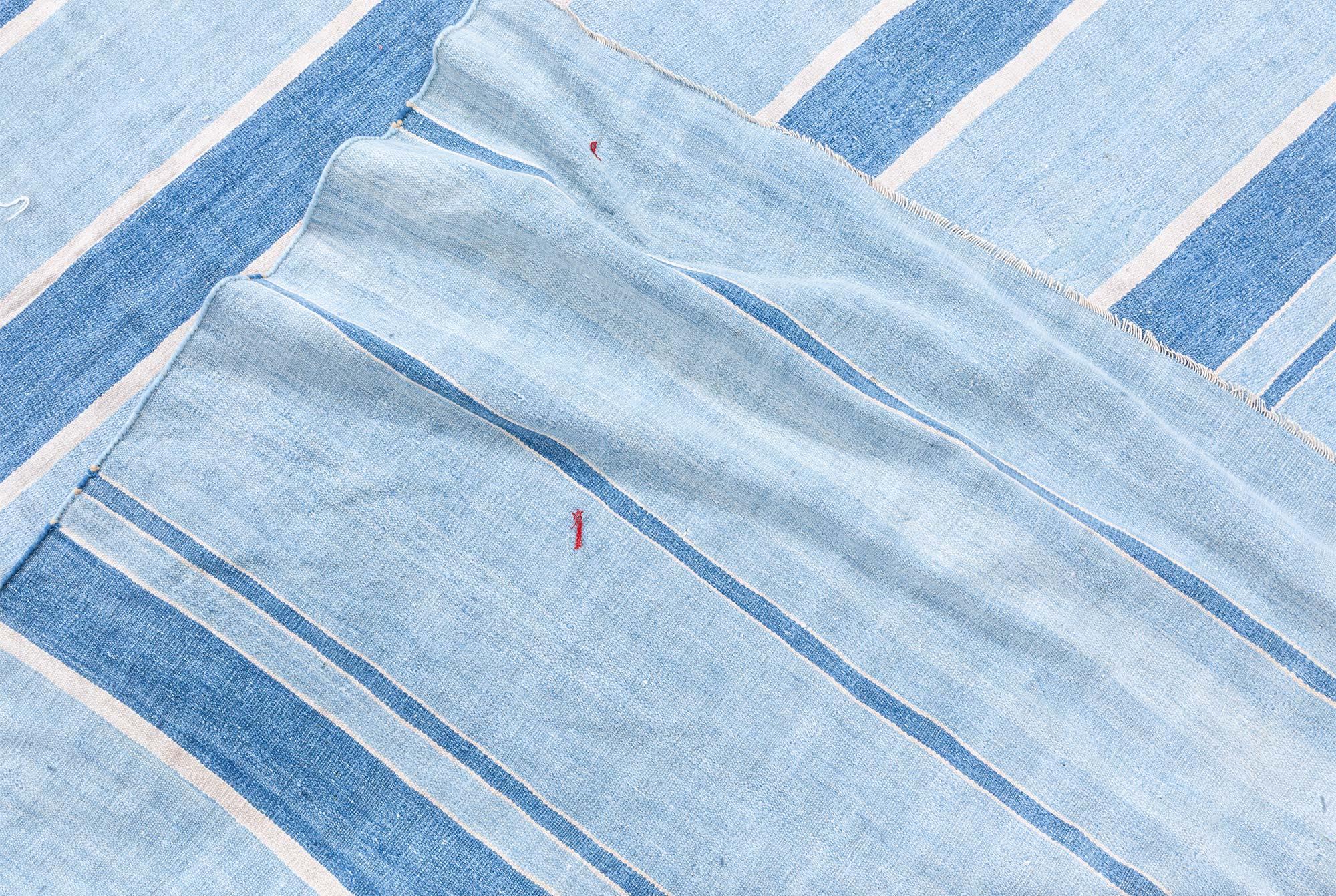 Indischer Dhurrie-Teppich Doris Leslie Blau, Vintage im Angebot 2