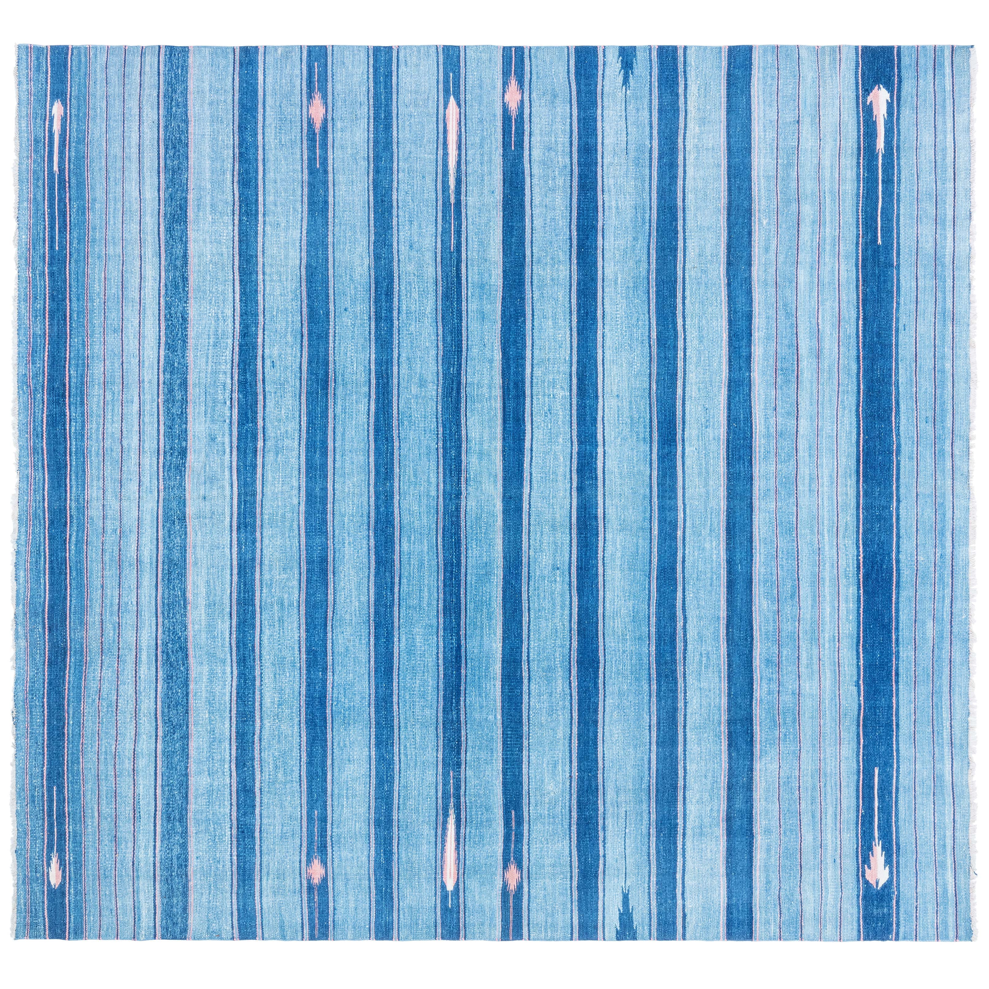 Tappeto indiano dhurrie vintage Doris Leslie Blau