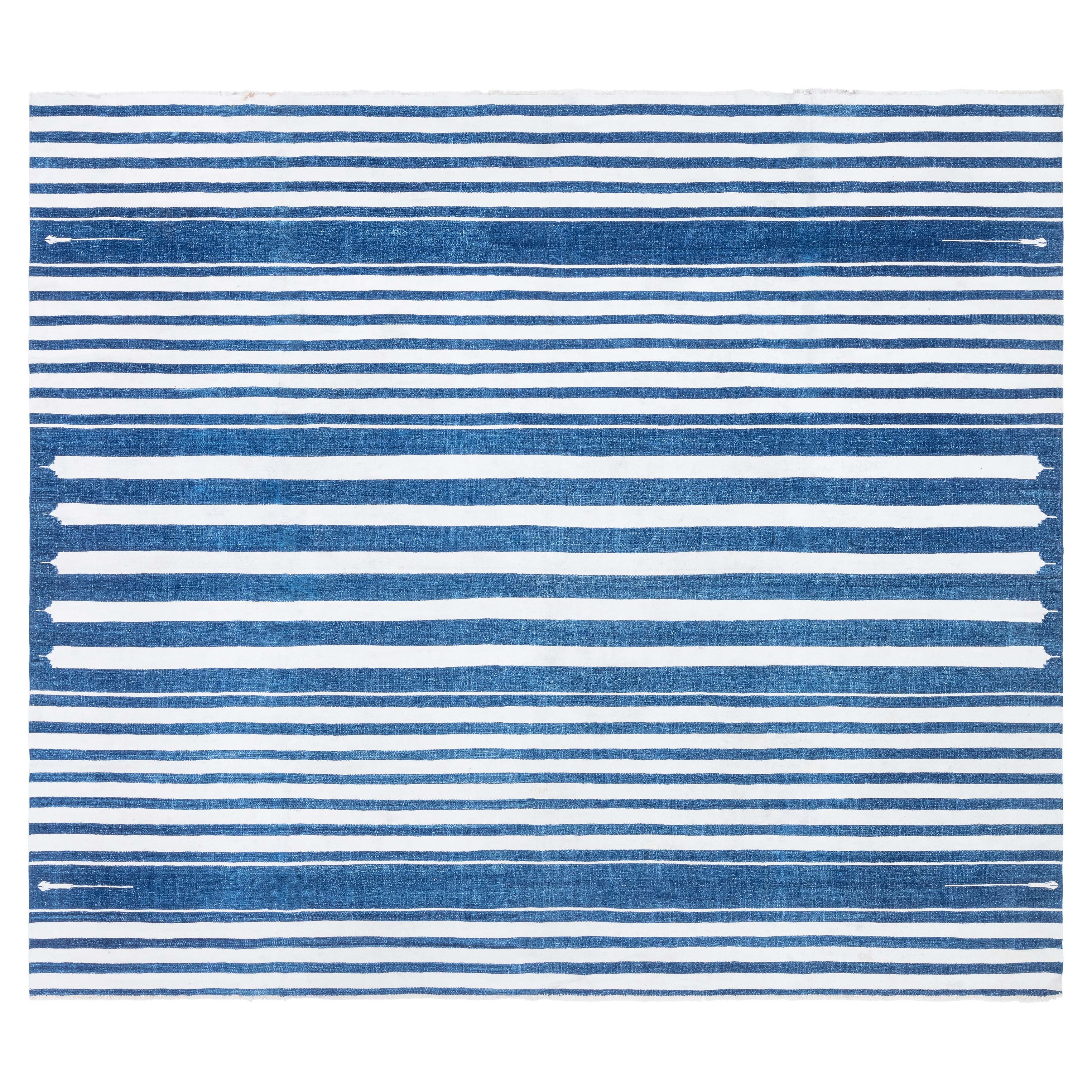 Indischer Dhurrie-Teppich Doris Leslie Blau, Vintage
