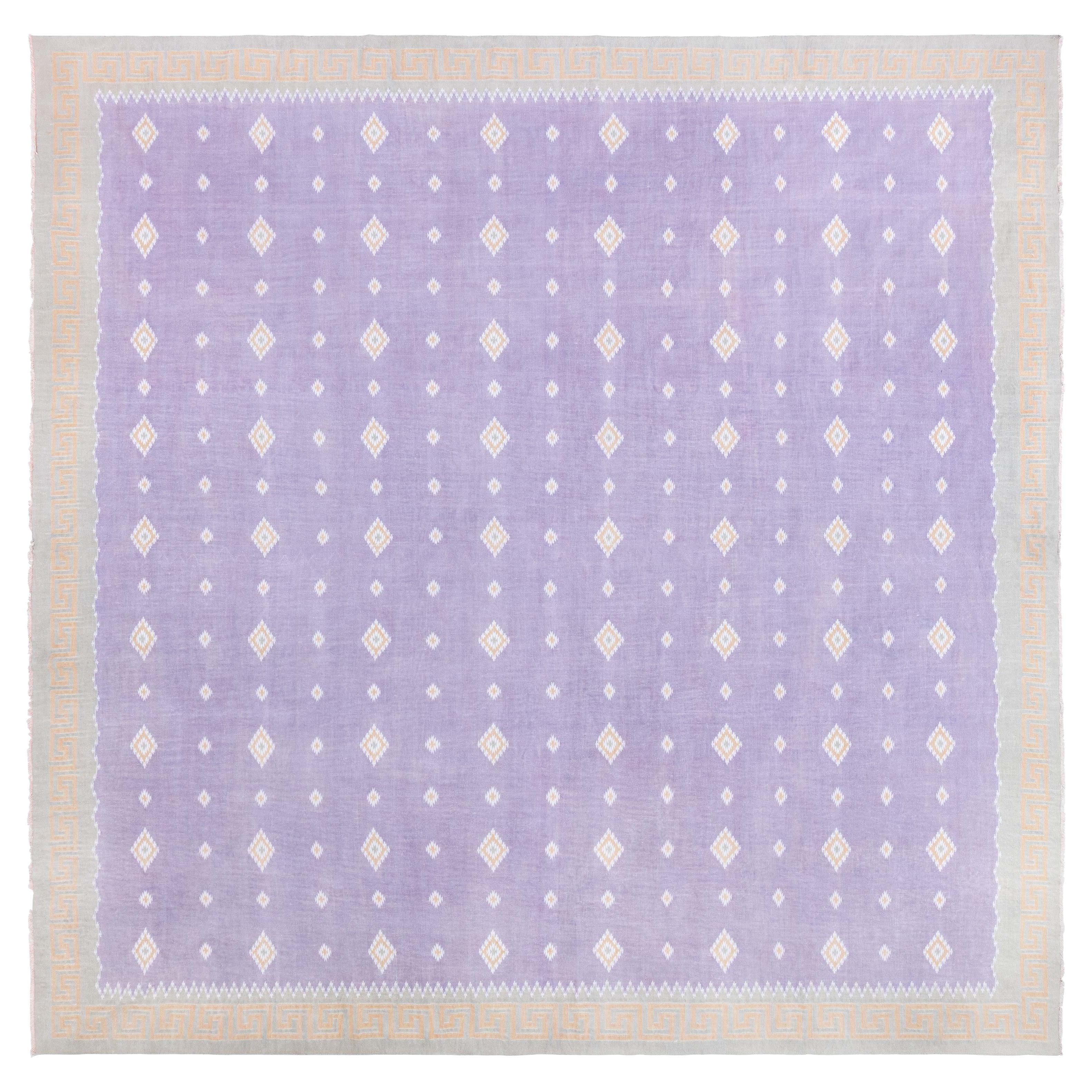 Vintage Indian Dhurrie Rug Doris Leslie Blau