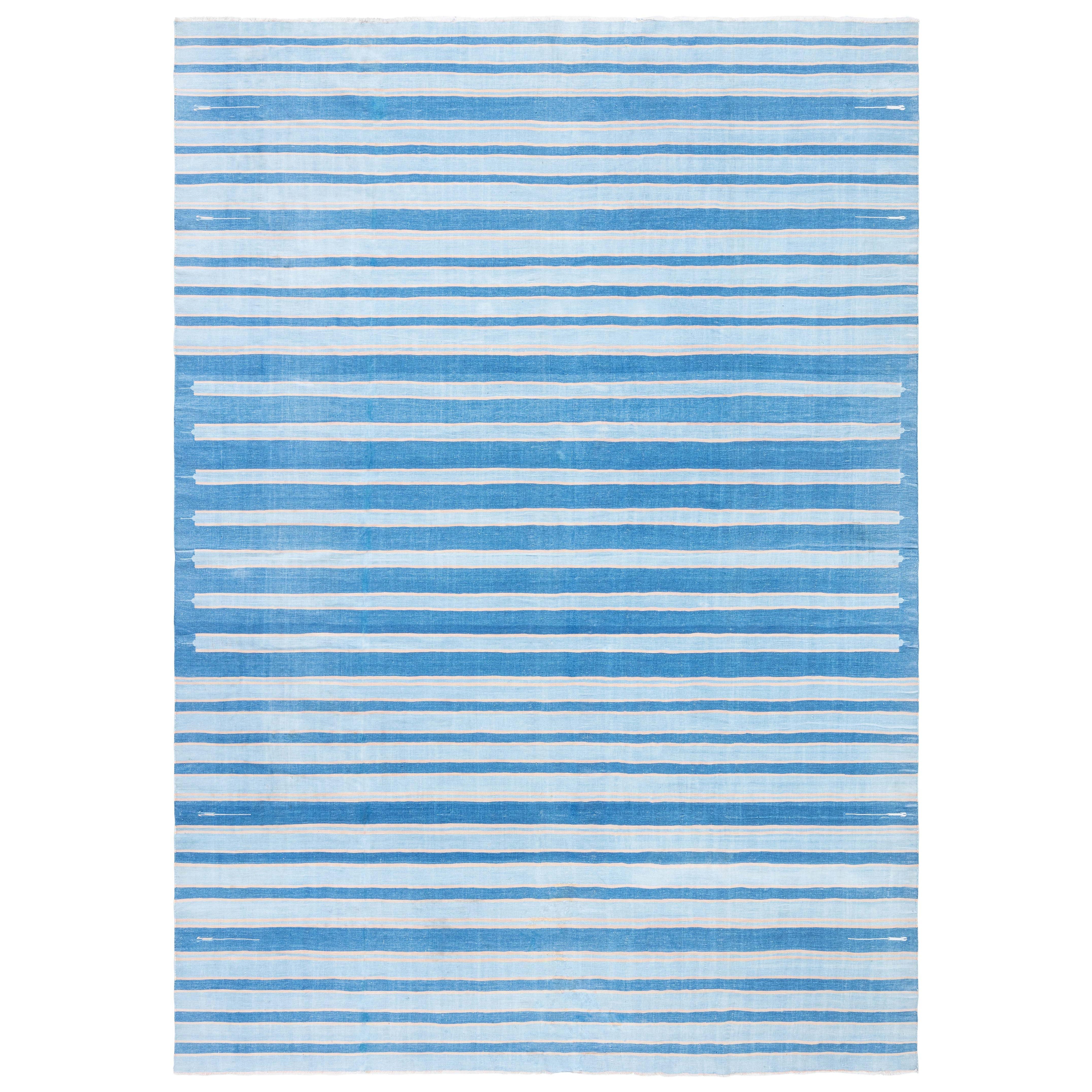 Vintage Indian Dhurrie Rug Doris Leslie Blau