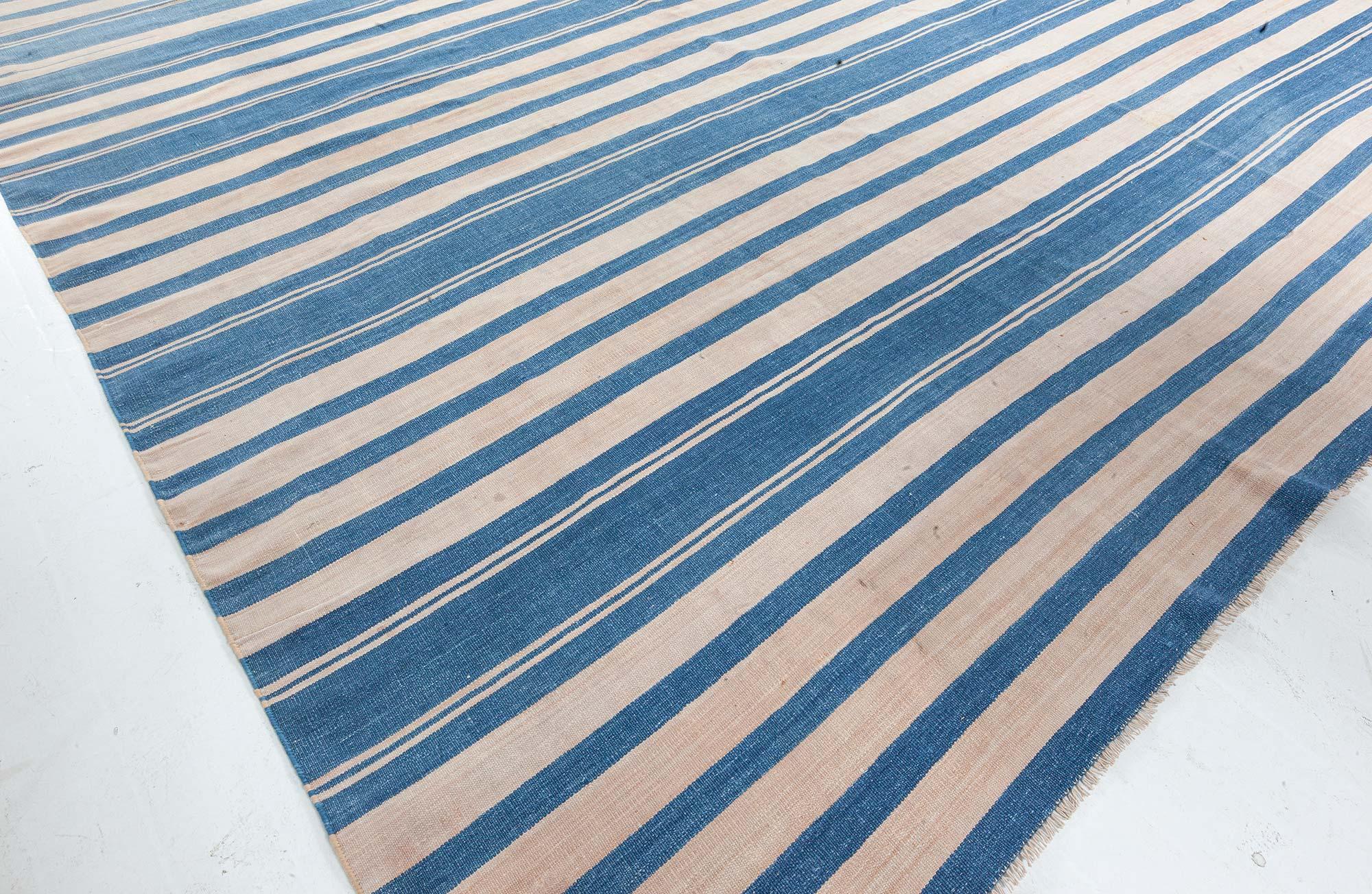 Vintage Indian Dhurrie Rug For Sale 1