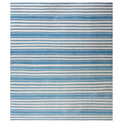 Tappeto indiano vintage Dhurrie
