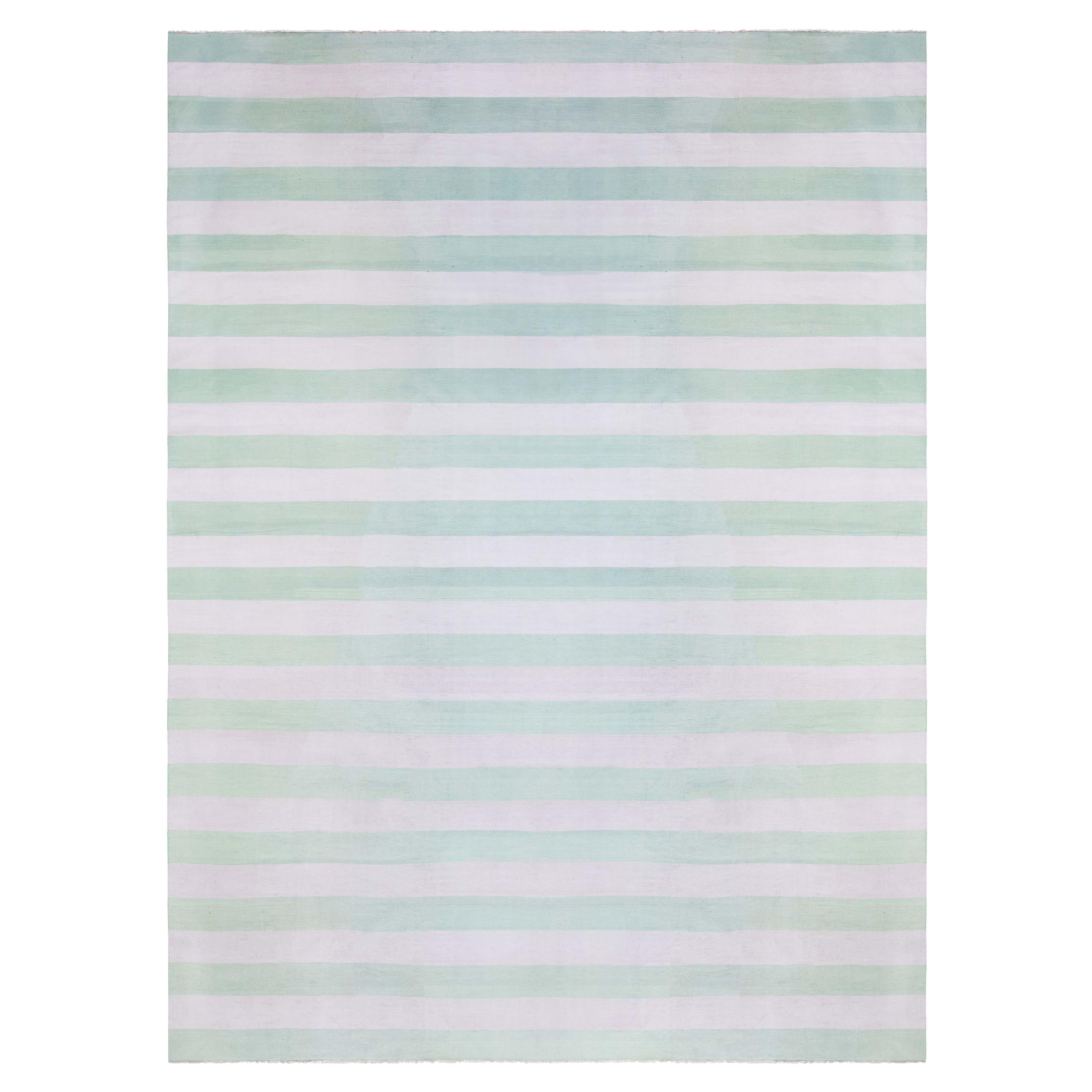 Tappeto indiano dhurrie vintage Doris Leslie Blau