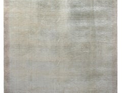 Vintage Indian Gabben-Style Silk Rug