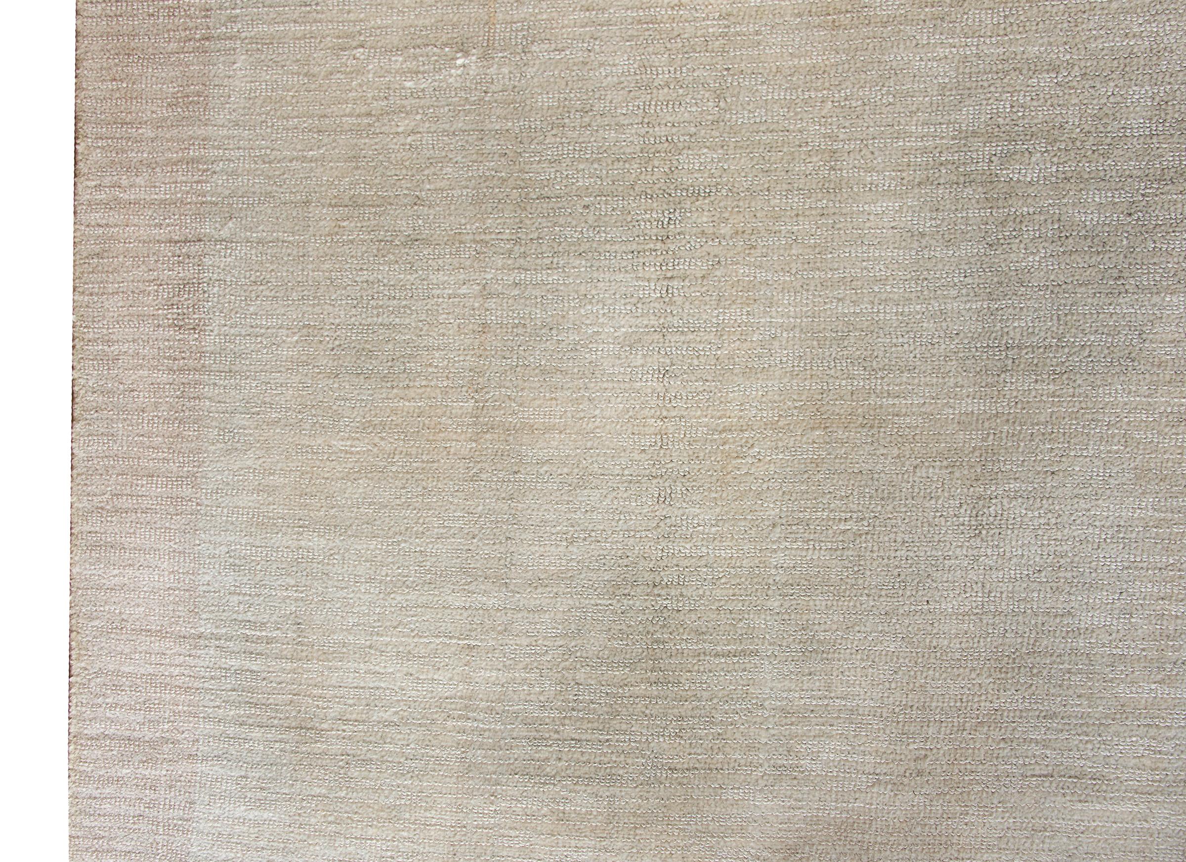 20th Century Vintage Indian Gabben-Style Silk Rug For Sale