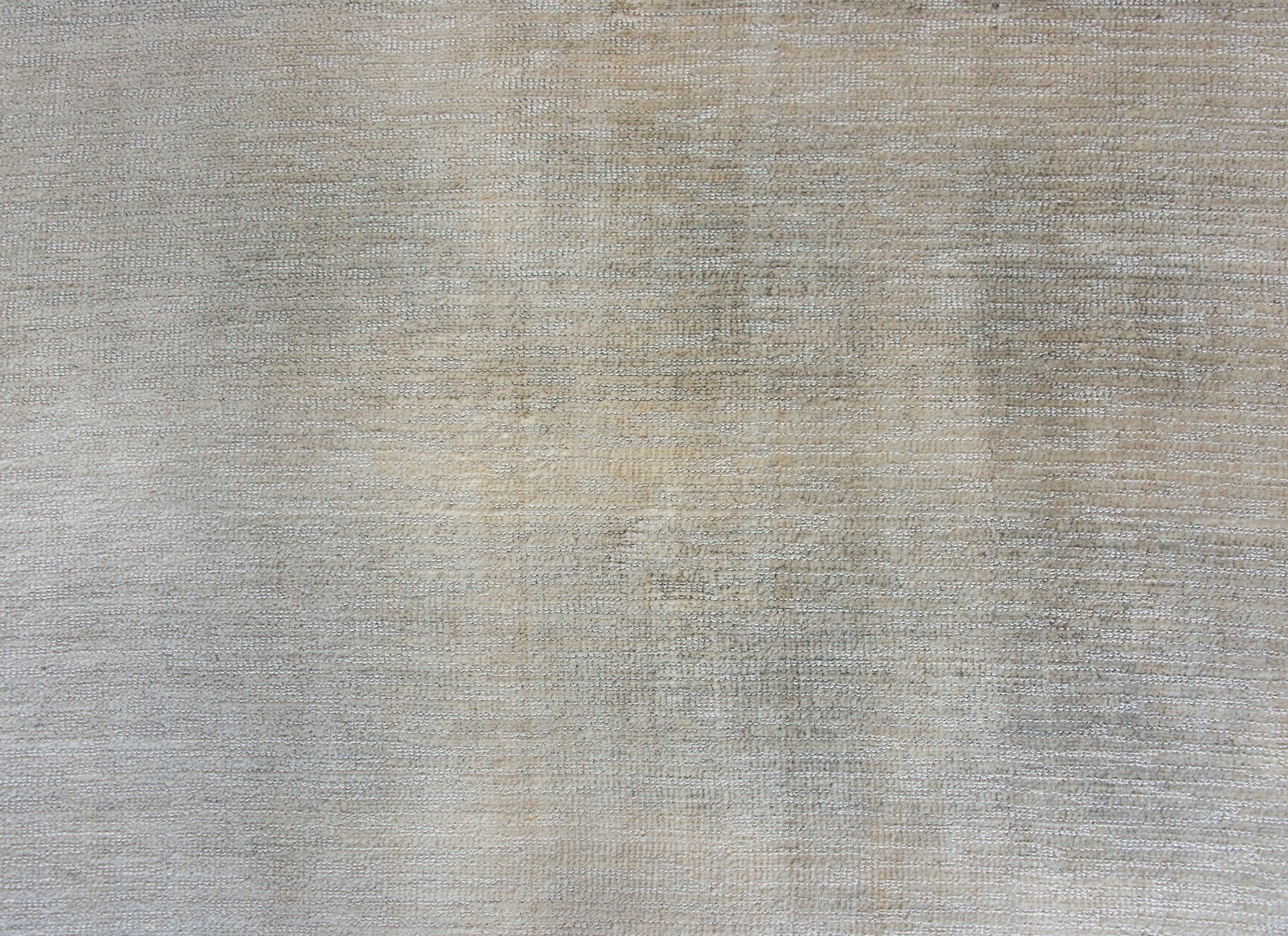Vintage Indian Gabben-Style Silk Rug For Sale 1