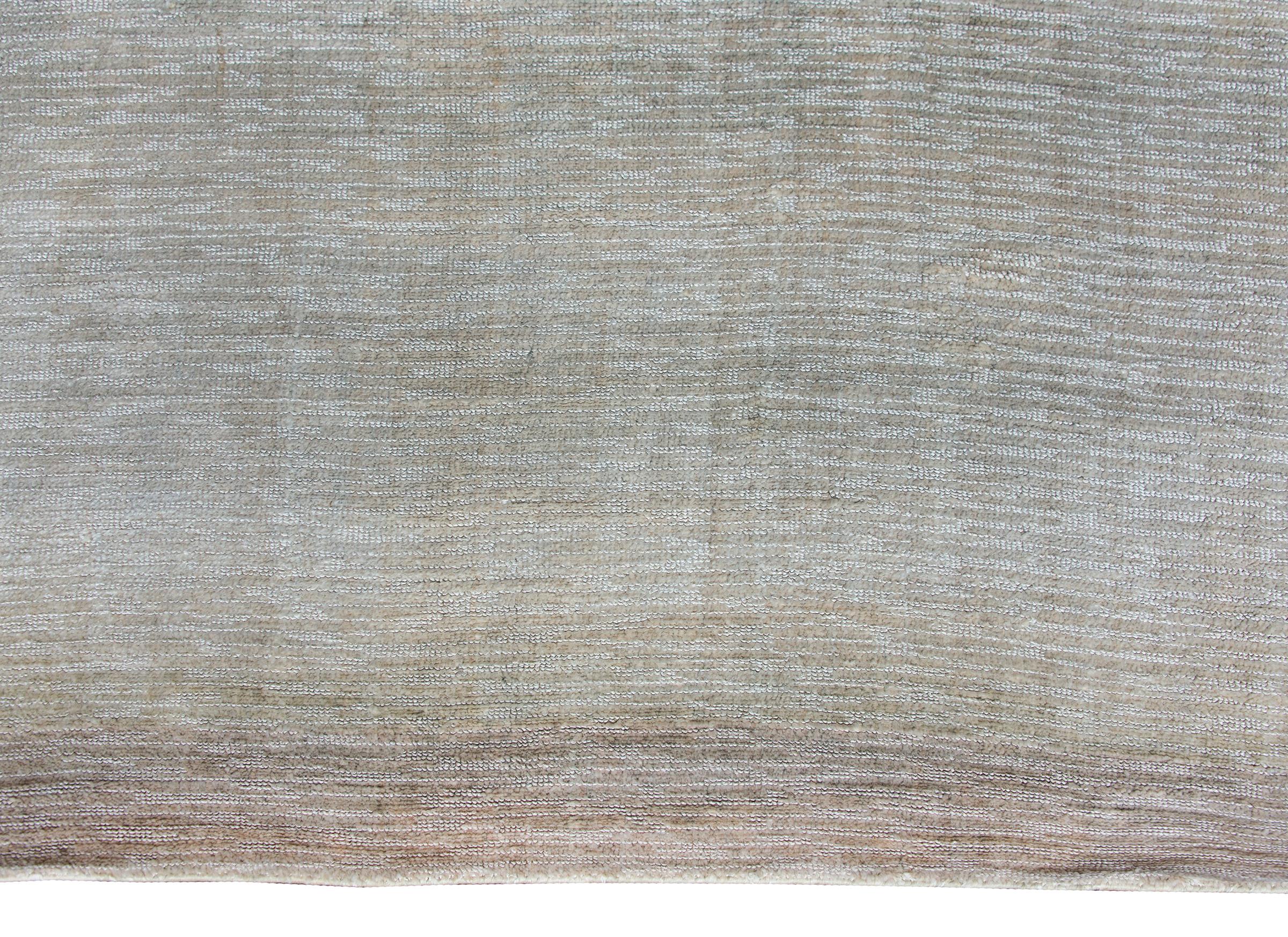 Vintage Indian Gabben-Style Silk Rug For Sale 2