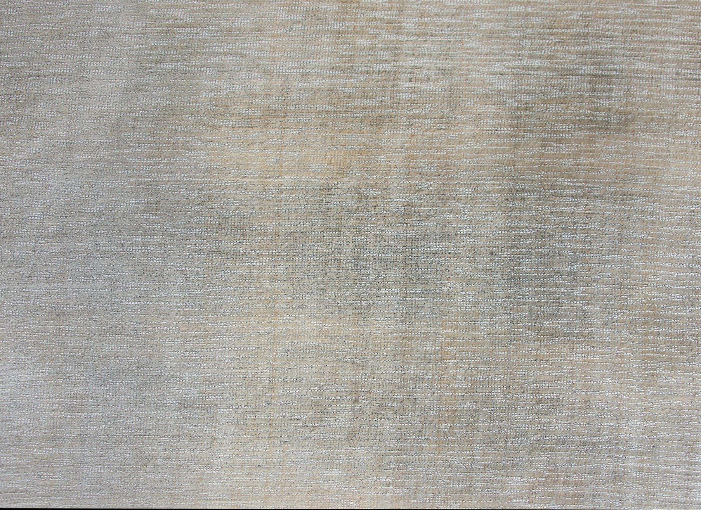 Vintage Indian Gabben-Style Silk Rug For Sale 3