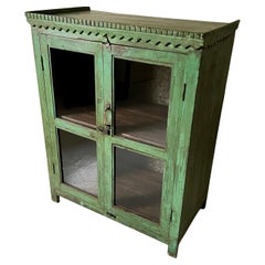 Vintage Indian Glazed Cupboard