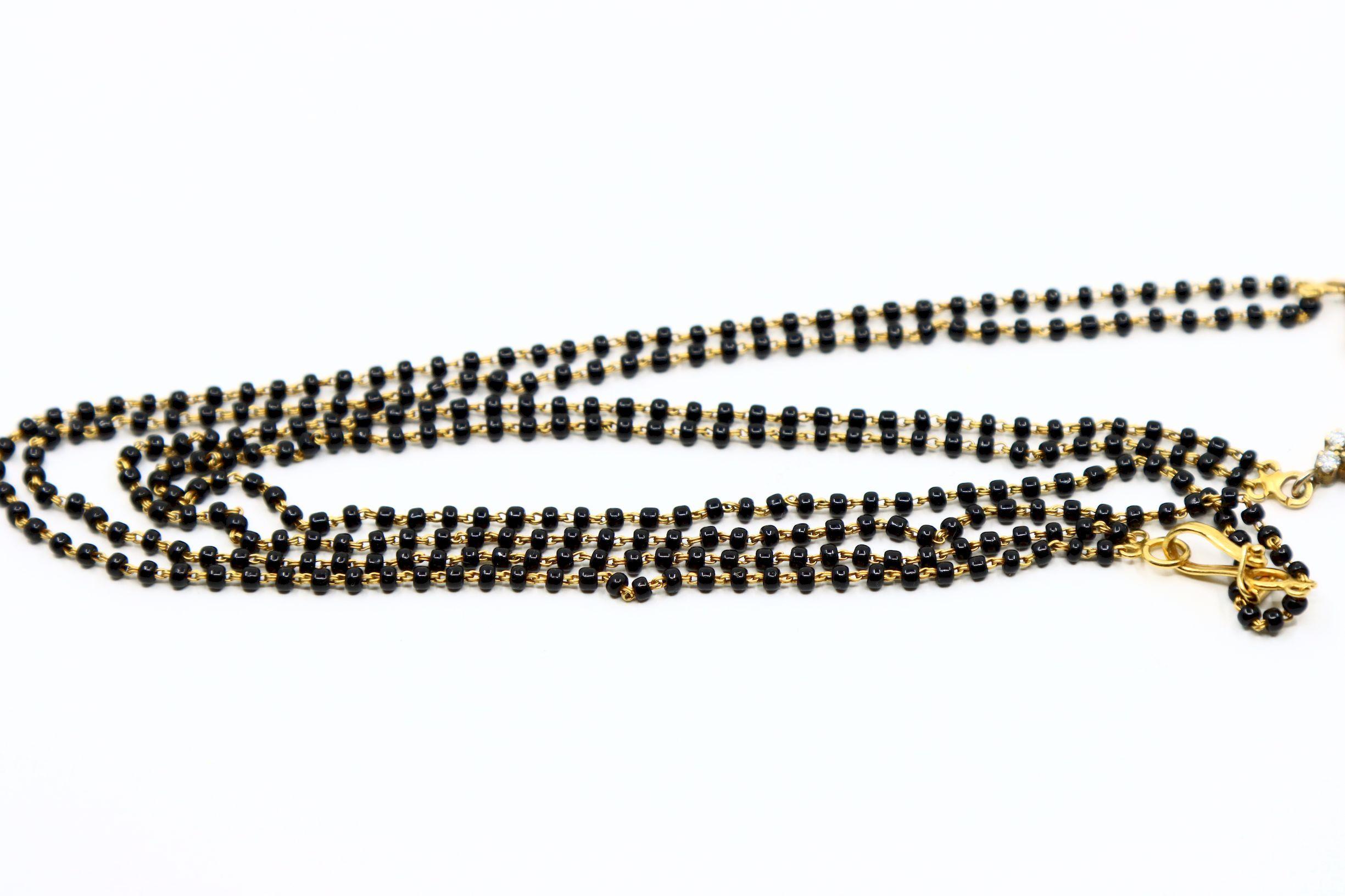 Vintage Indian Gold Diamant Rubin Smaragd Onyx Perlen Halskette im Angebot 1