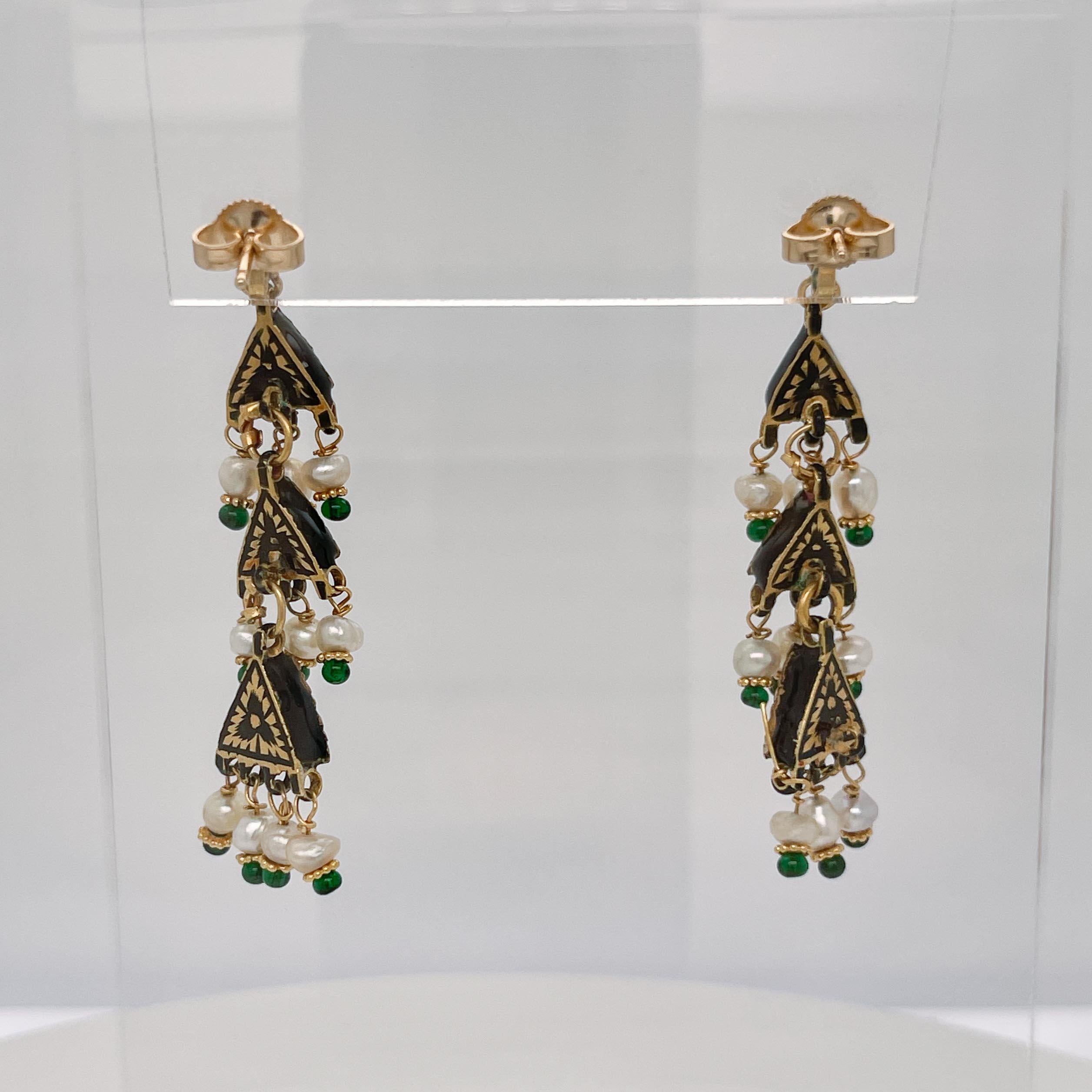 indian chandelier earrings