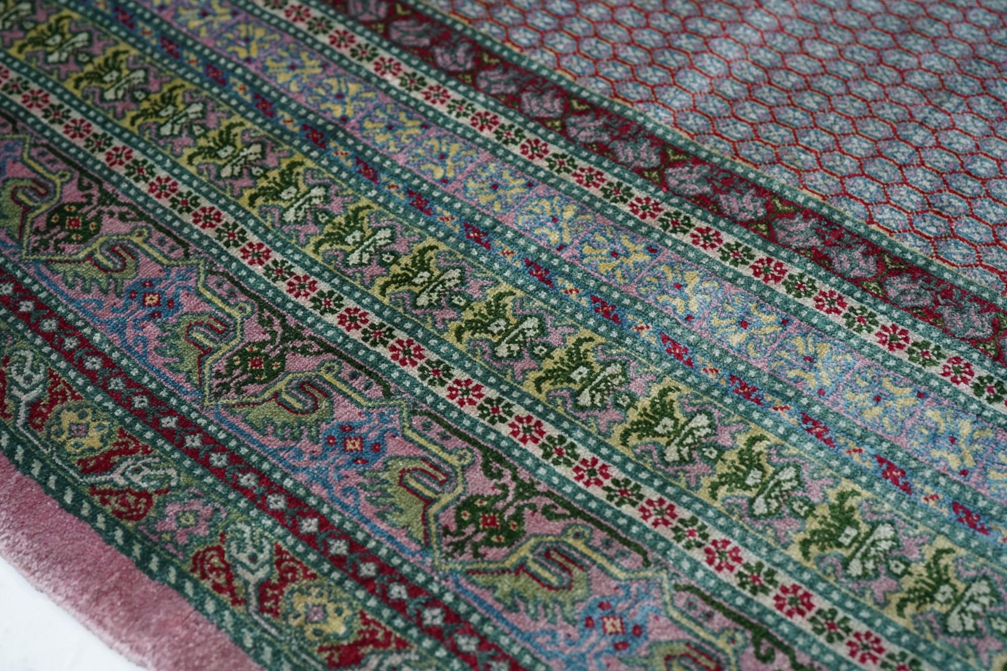 Mid-20th Century Vintage Indian Kashmiri Rug For Sale