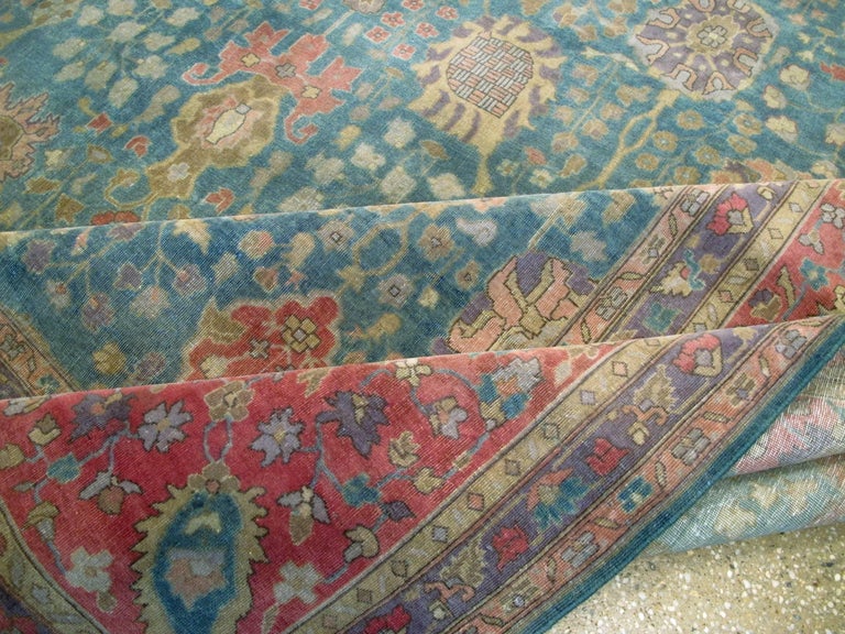 Vintage Indian Lahore Rug For Sale at 1stdibs