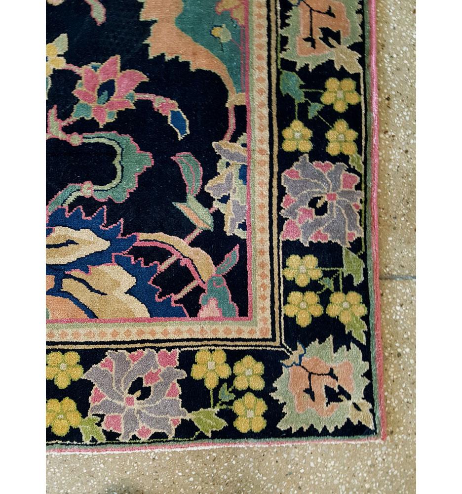 Indischer Lahore-Teppich, Vintage im Angebot 1