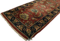 1970's Indian Mahal Carpet with Traditional Style