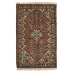 Vintage Indian Mahal Wool Rug, Timeless Allure Meets Tribal Enchantment
