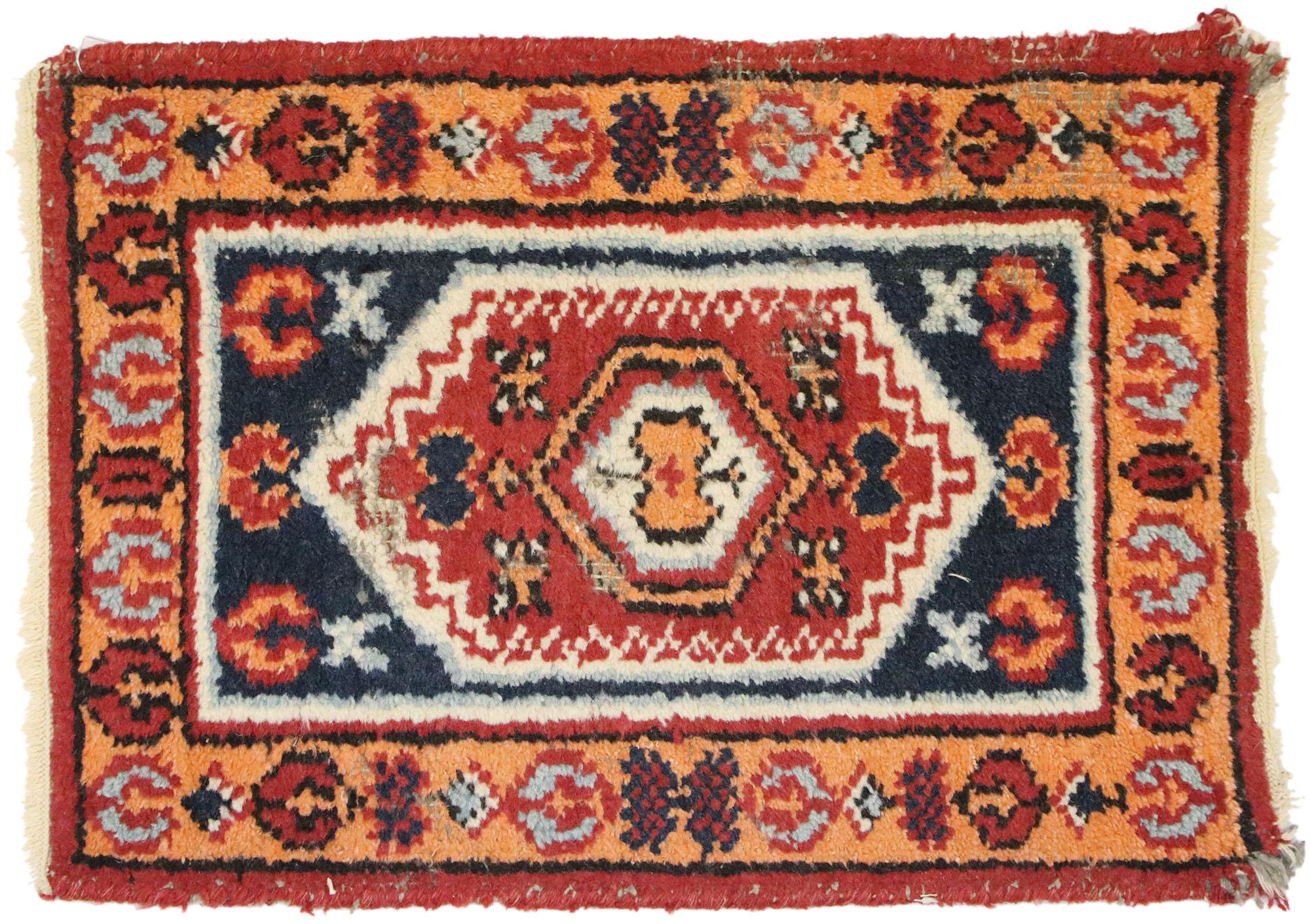 Vintage Indian Oushak Rug For Sale 3