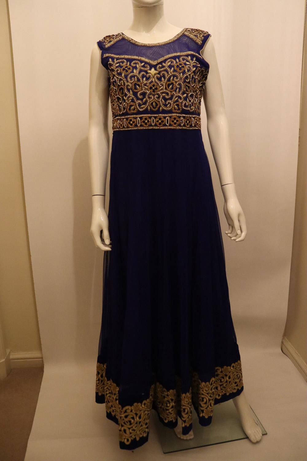 Black Vintage Indian Party Drress For Sale