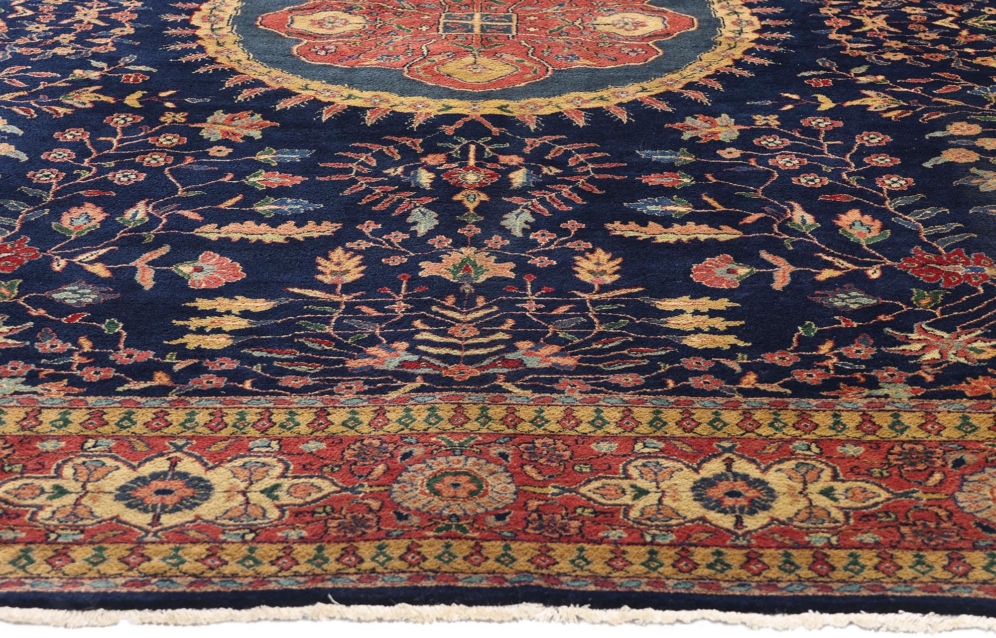Indiano Tappeto Sarouk indiano vintage, 07'11 x 09'08 in vendita