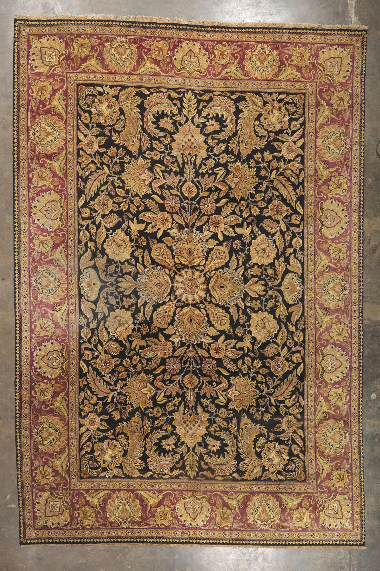 Indischer Teppich in Zimmergröße, indisch (20. Jahrhundert) im Angebot