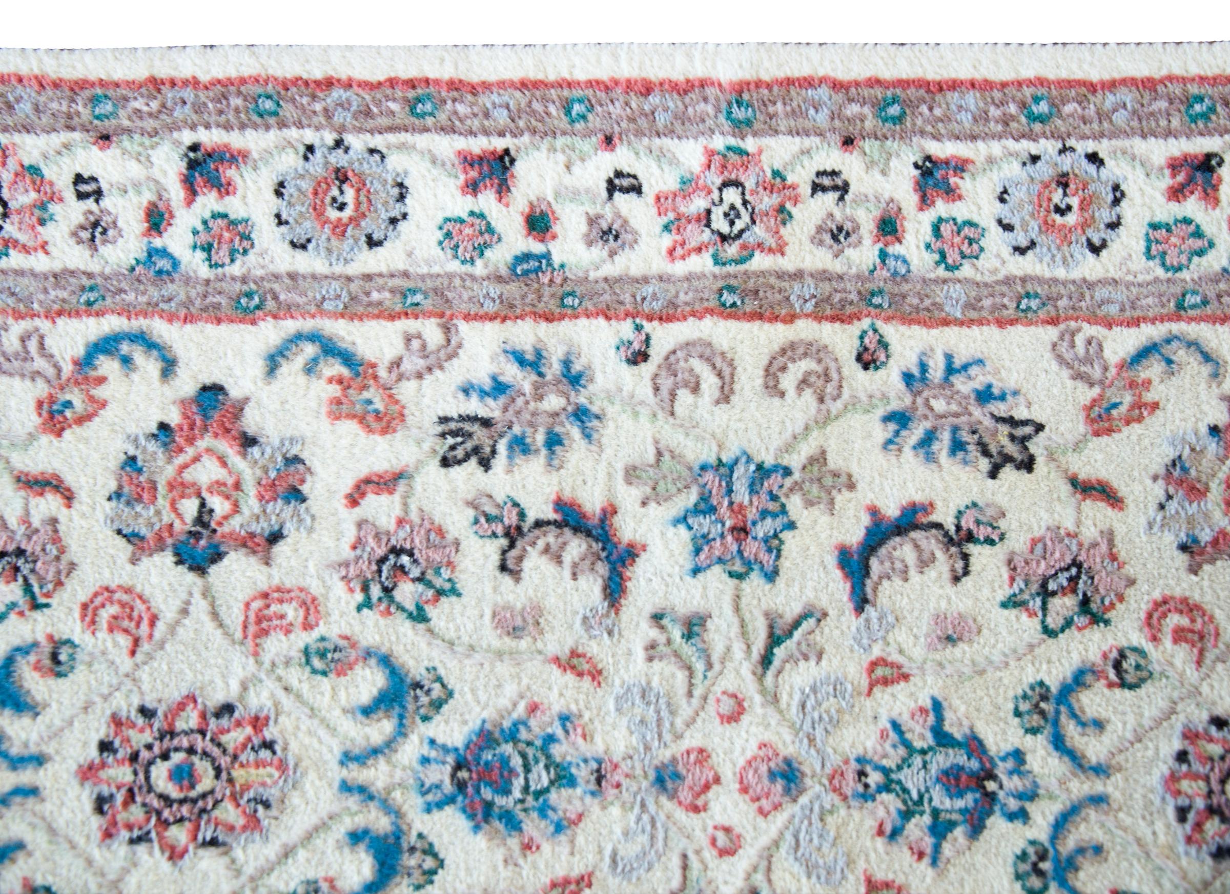 Indischer Teppich, Vintage (20. Jahrhundert) im Angebot