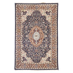 The Midnight Garden: A Vintage Indian Masterpiece of Regal Opulence