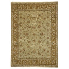 Vieux Tapis Indien avec Arts & Crafts Bungalow Style