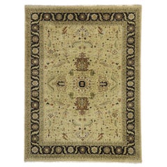 Tapis indien vintage de style néo-colonial classique