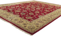 Vintage Indian Rug with Victorian Style