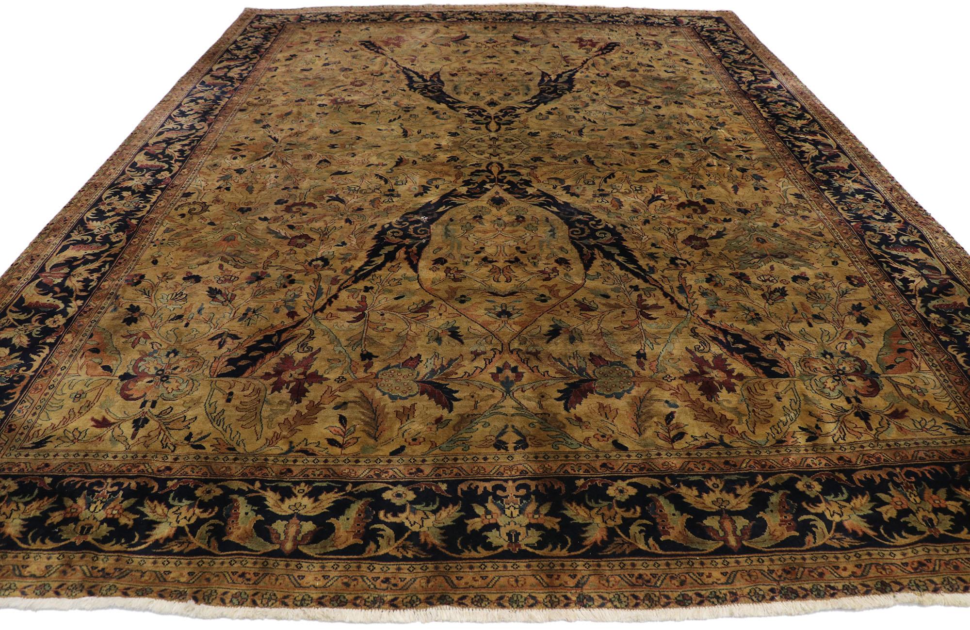Arts and Crafts Tapis indien vintage de style Arts & Crafts en vente