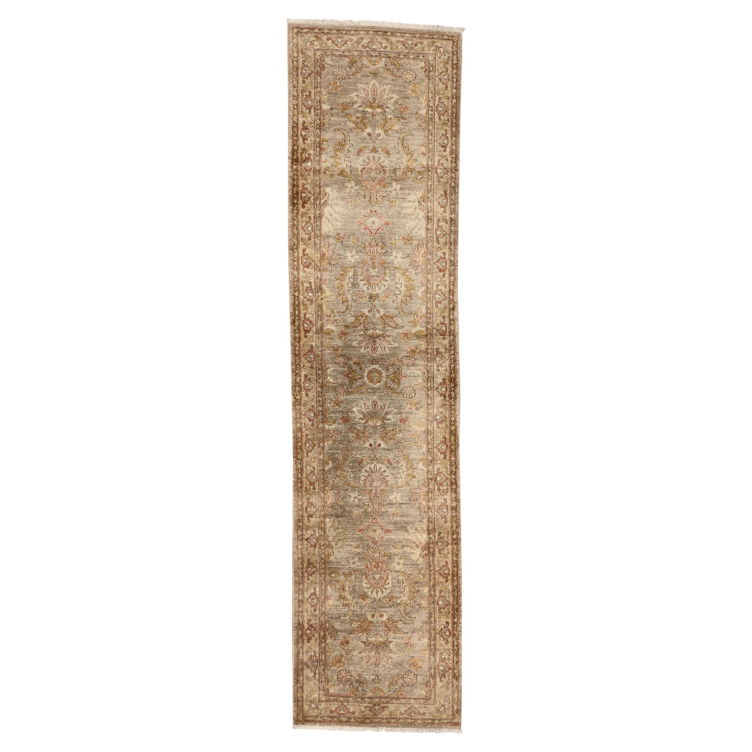 Vintage Indian Sultanabad Carpet with Traditional Style For Sale