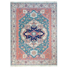 Indischer Serapi-Teppich im Vintage-Stil