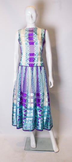 Vintage Indian Silk Gown