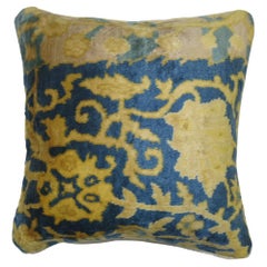 Square Vintage Indian Silk Pillow