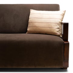 Vintage Indian Silk Throw Pillow