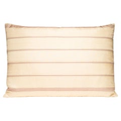 Vintage Indian Silk Throw Pillow