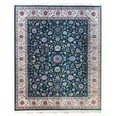 Indischer Täbris-Teppich im Vintage-Stil