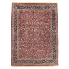 Vintage Indian Tabriz Rug, Timeless Elegance Meets Traditional Sensibility