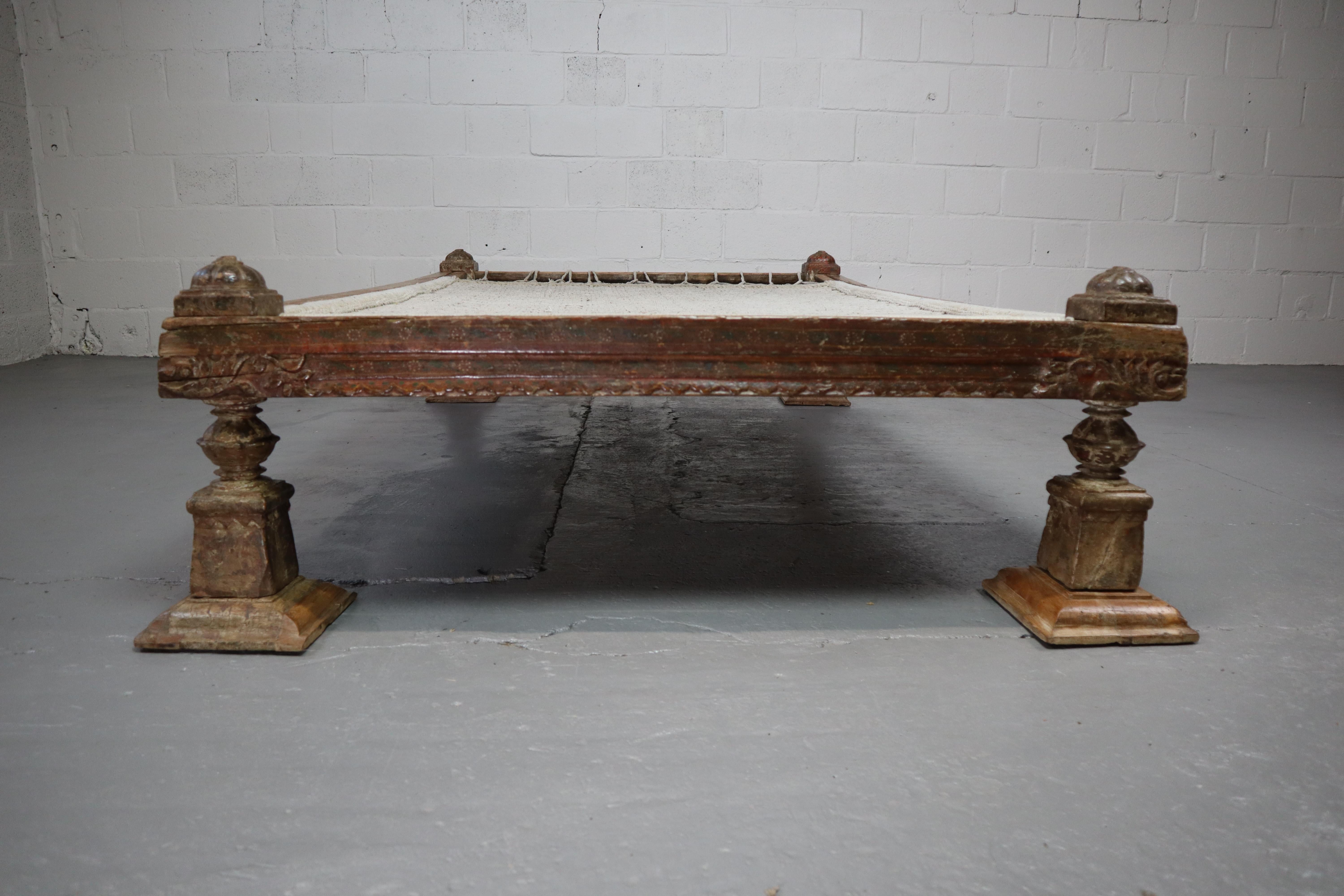traditional indian bed charpai