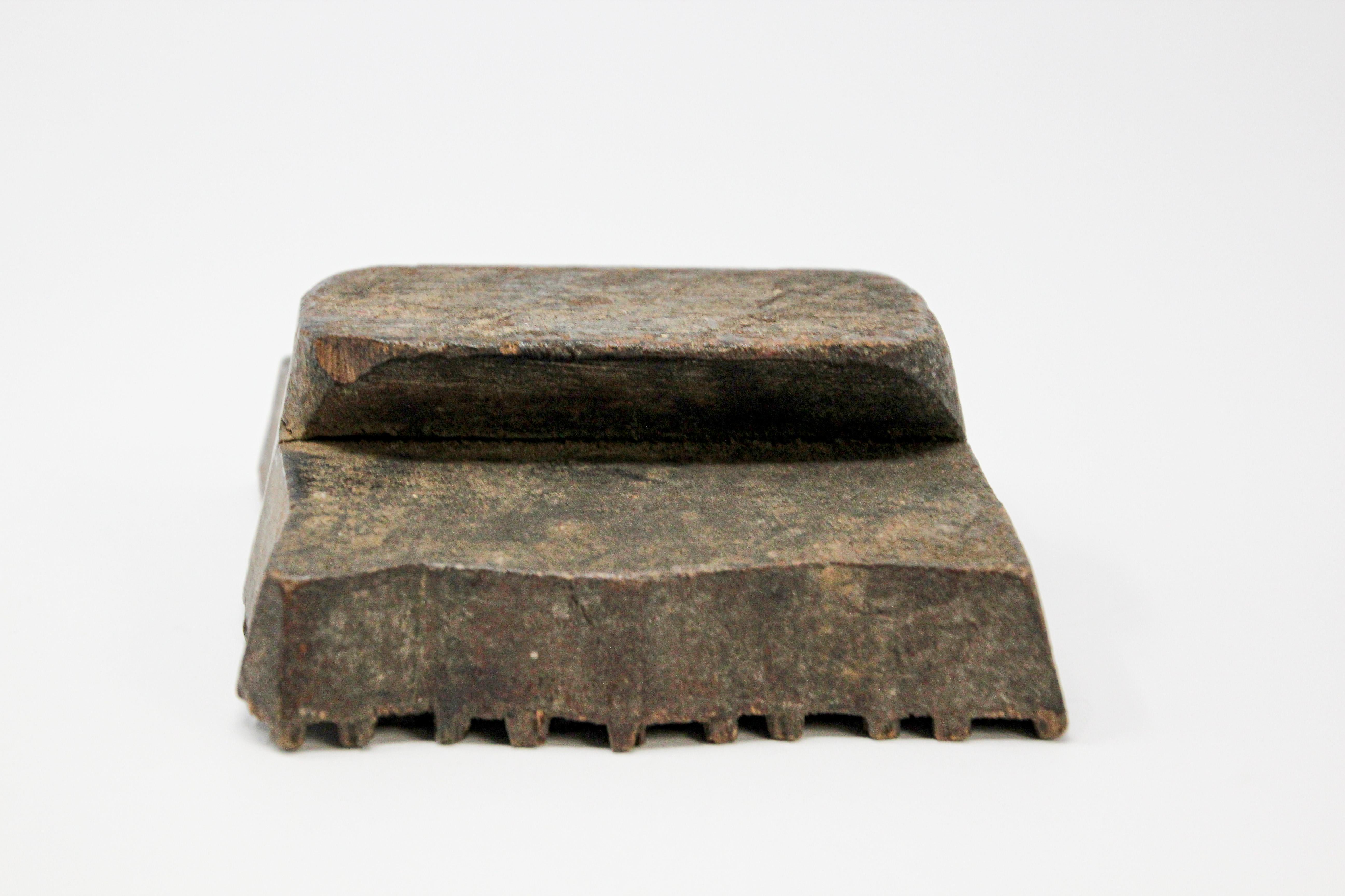 Anglo Raj Vintage Indian Wooden Printing Block