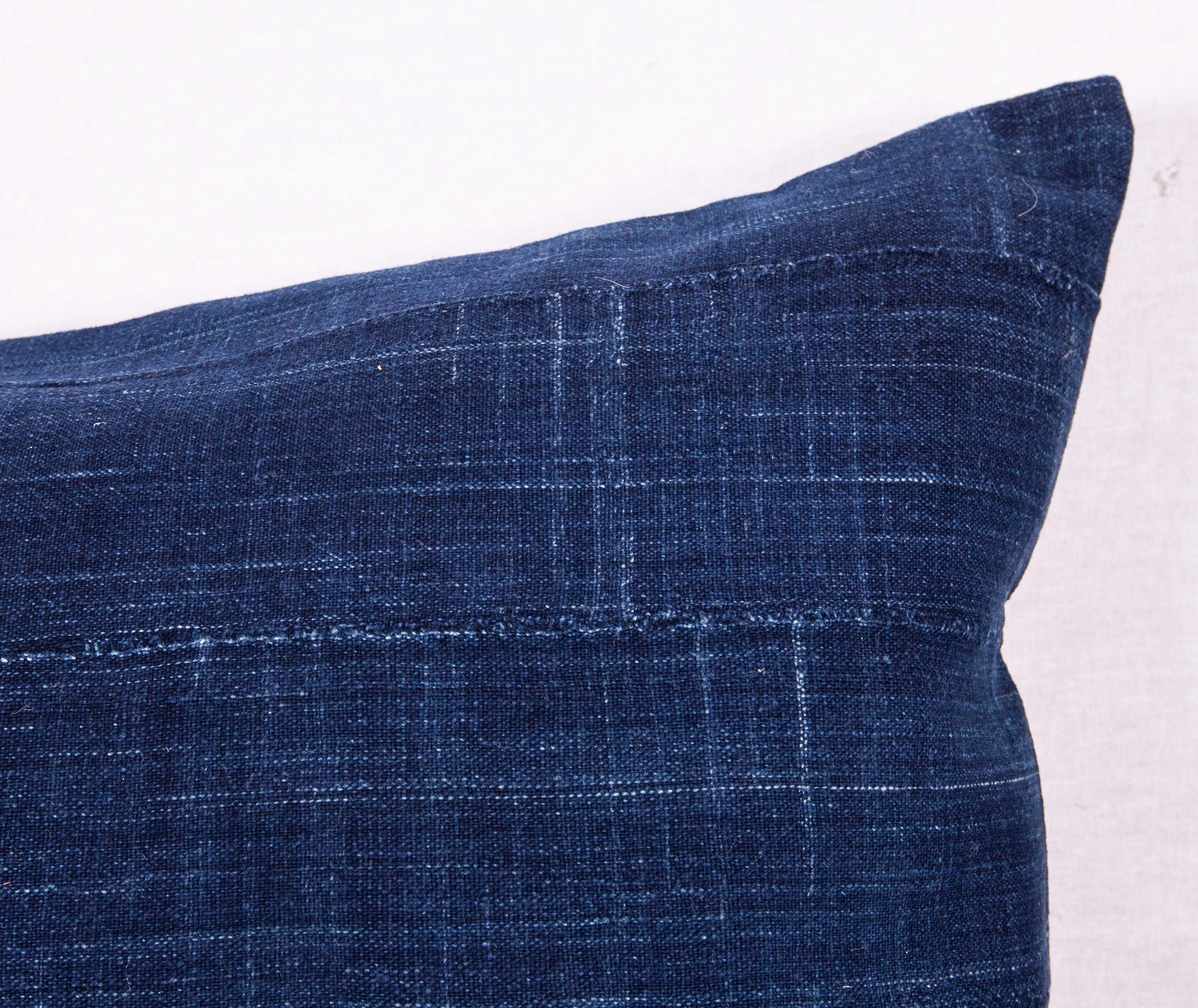 Malian Vintage Indigo Pilow / Cushion Covers Fashioned from a Cloth from Mali Africa