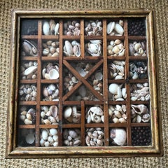 Vintage Indigo Seas Seashell Side Table by Michael Smith