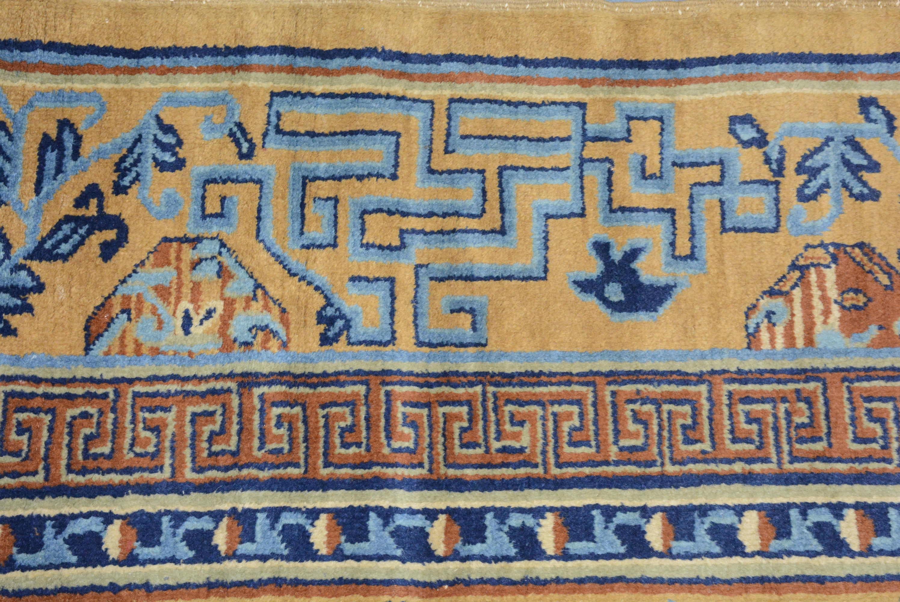 Alfombra indochina vintage Tejido en venta