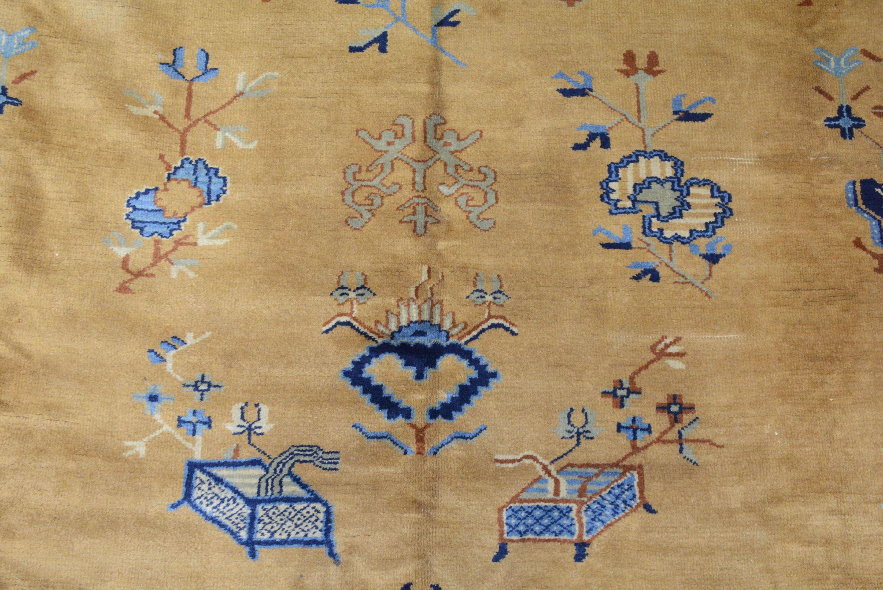 Alfombra indochina vintage en venta 1