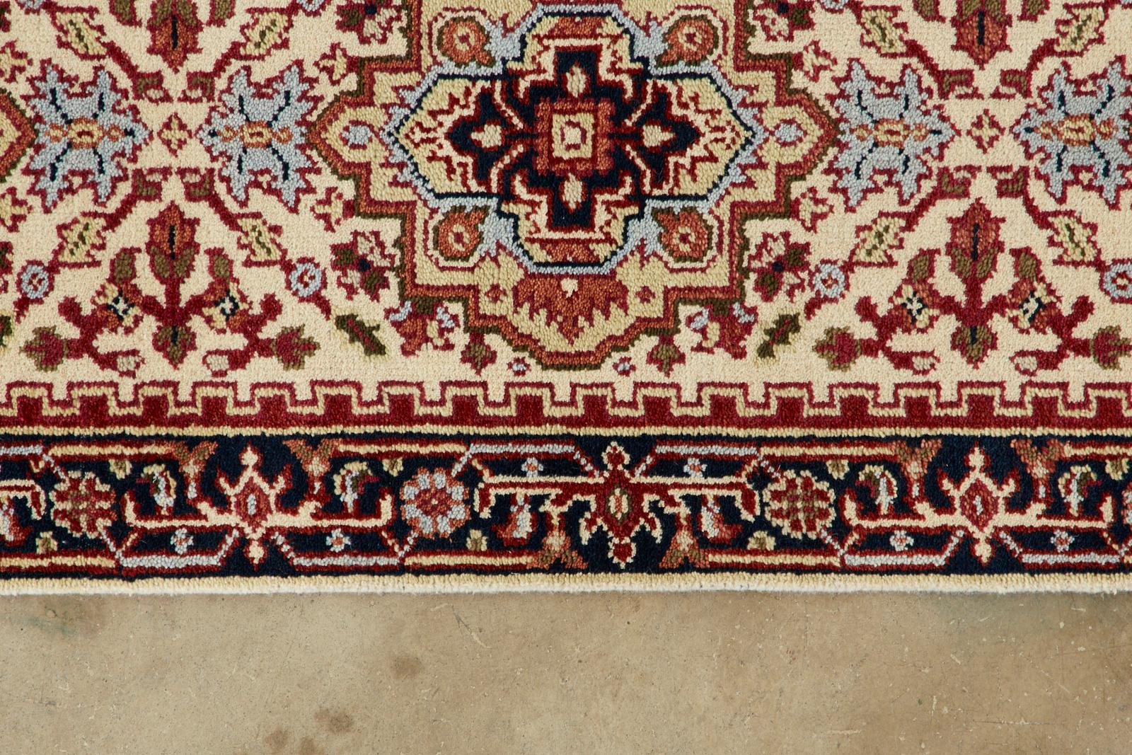 Indo Persian Serapi Design Runner  For Sale 3