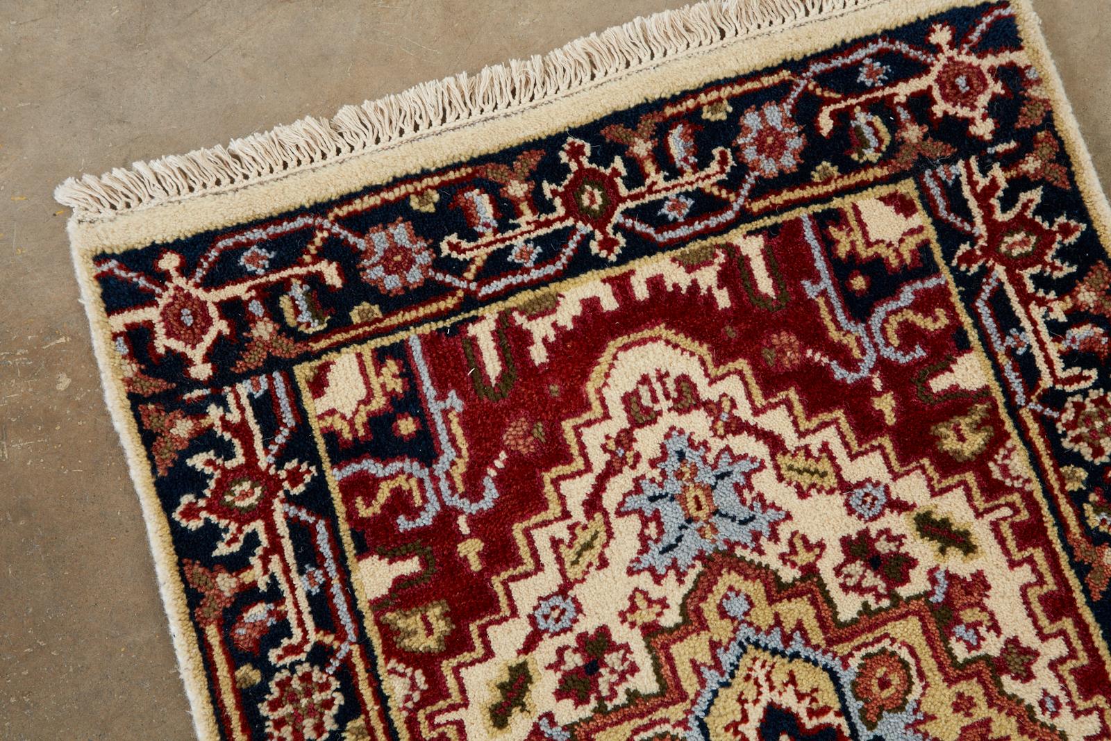 Indo Persian Serapi Design Runner  For Sale 4