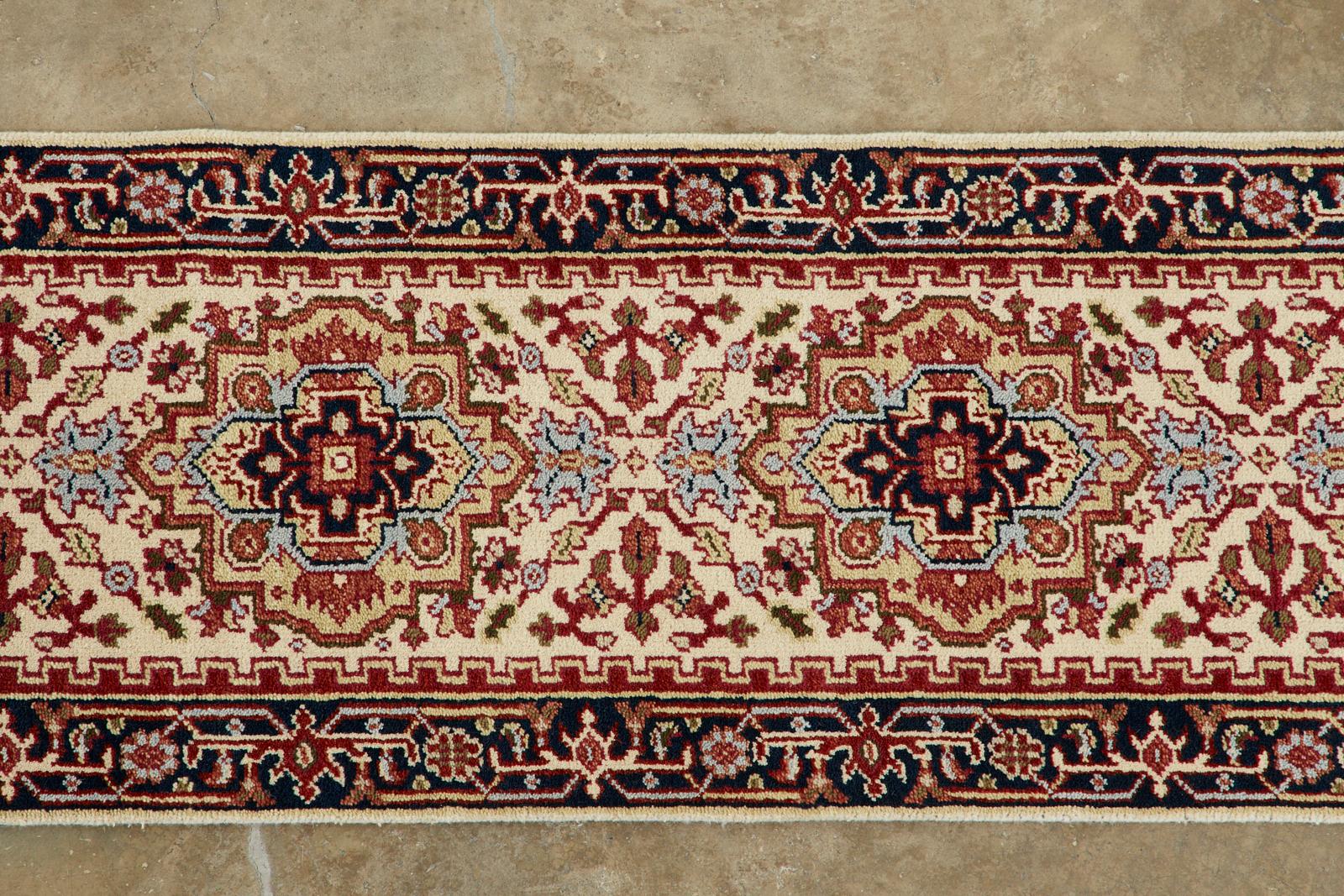 Indo Persian Serapi Design Runner  For Sale 1