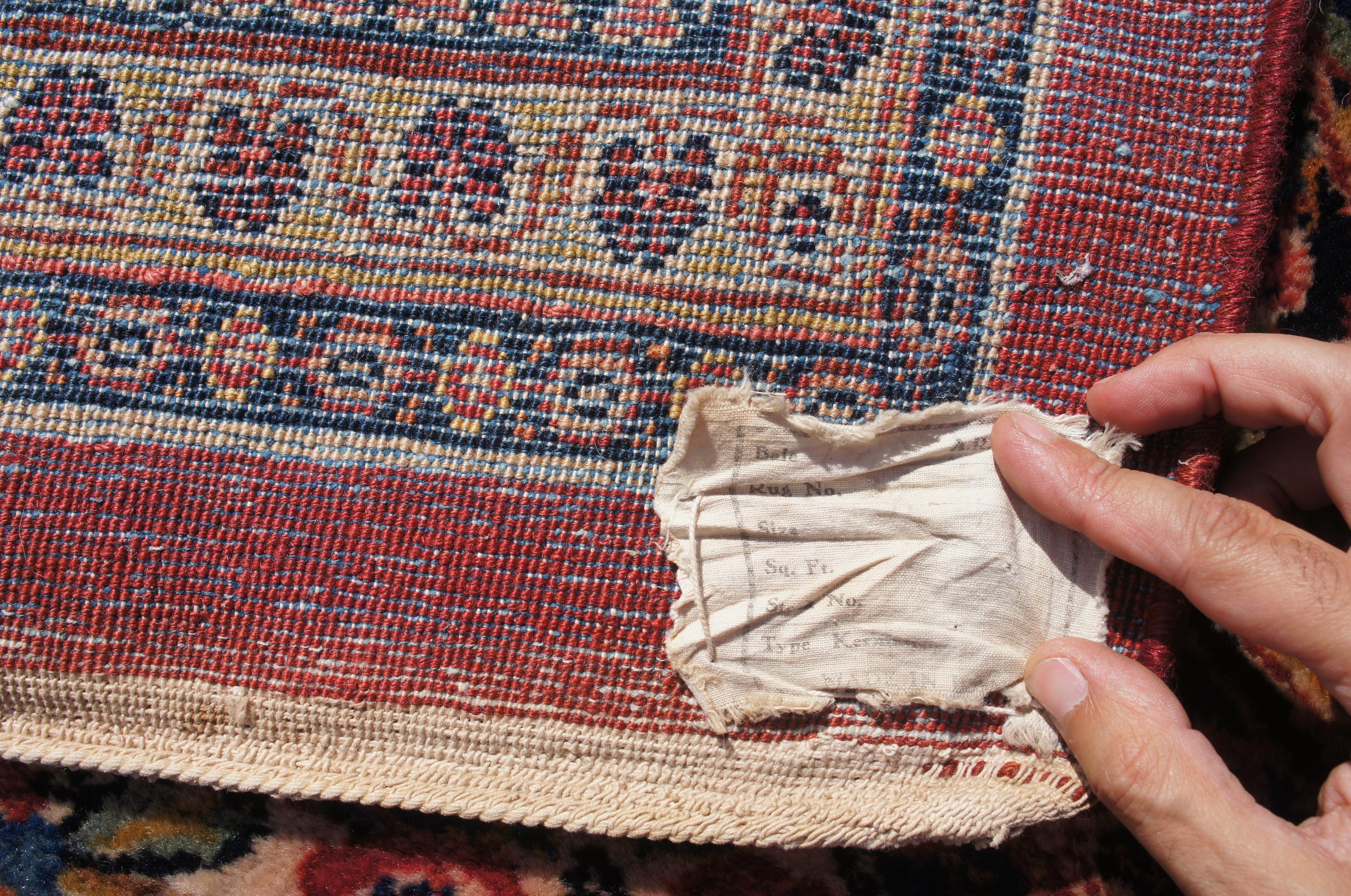 Vintage Indo-Tabriz Hand Knotted Floral Medallion Wool Area Rug Carpet 10' x 14' For Sale 8