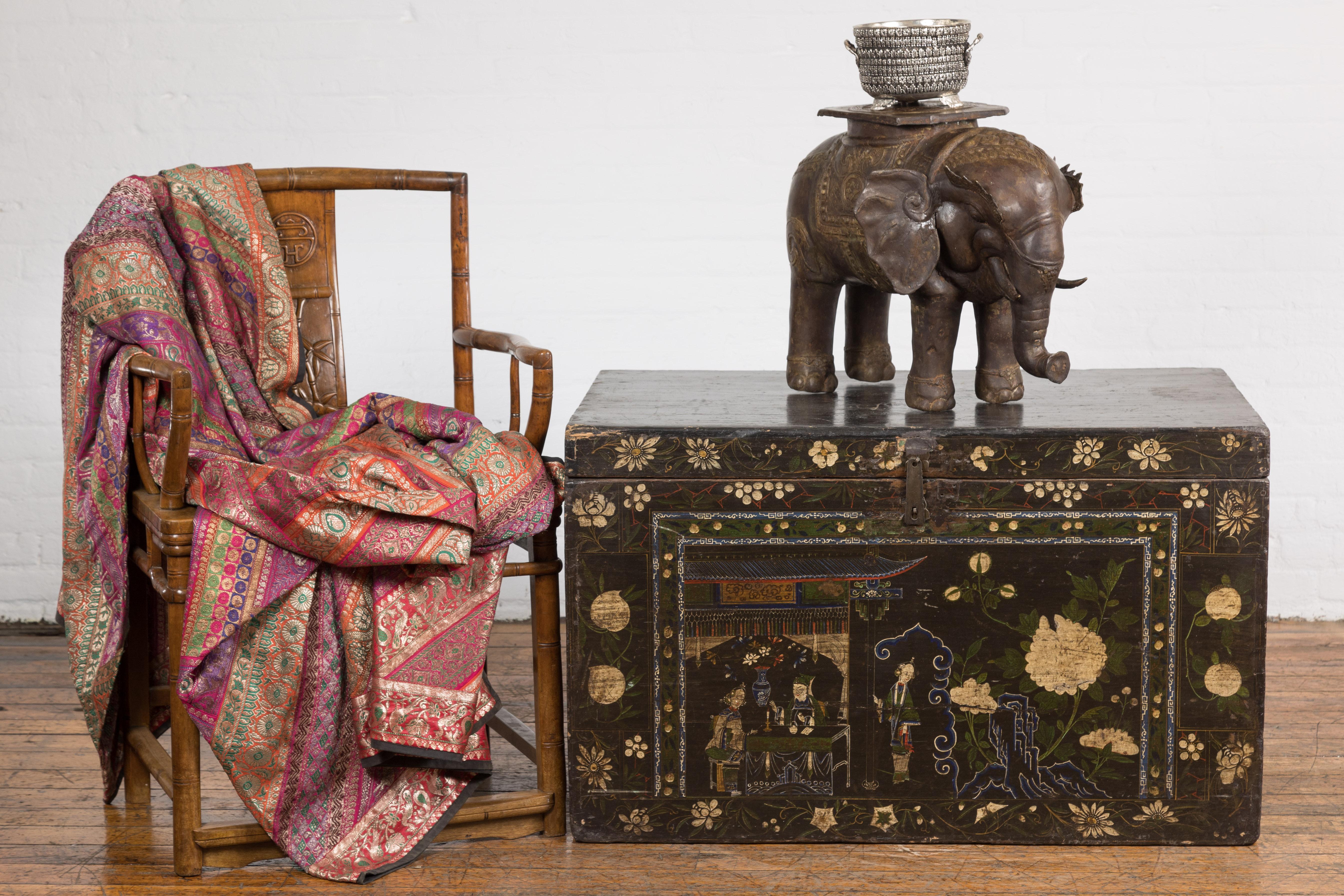 Vintage Kupfer Elefant Stand im Zustand „Gut“ im Angebot in Yonkers, NY